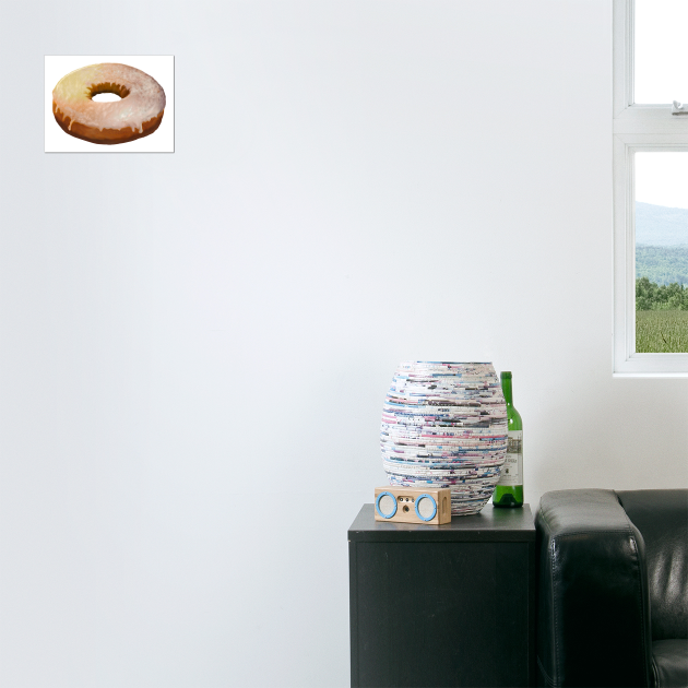 Doughnut Glazed Pastry Police Snack by Dual Rogue